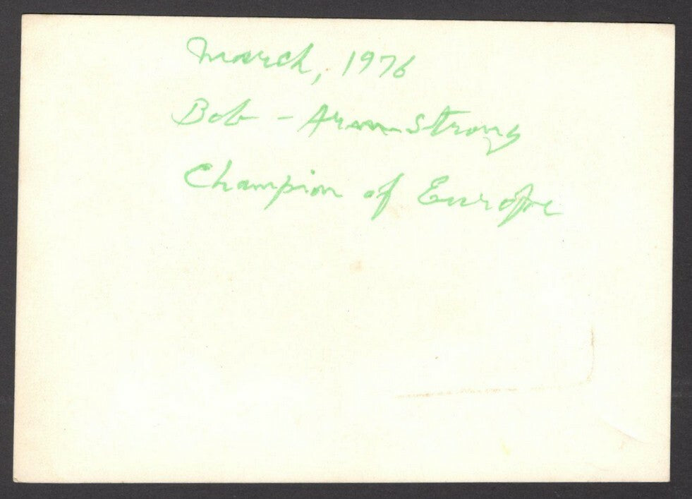 "Bullet" Bob Armstrong in India vintage photo 11x16 cm