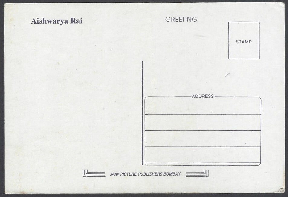 AOP India vintage Bollywood postcard AISHWARYA RAI