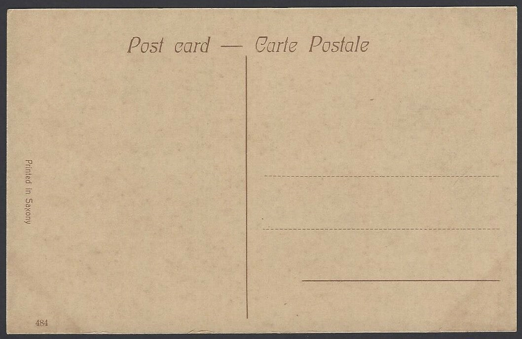 India Poona vintage tinted postcard Birds Eye View from Bund
