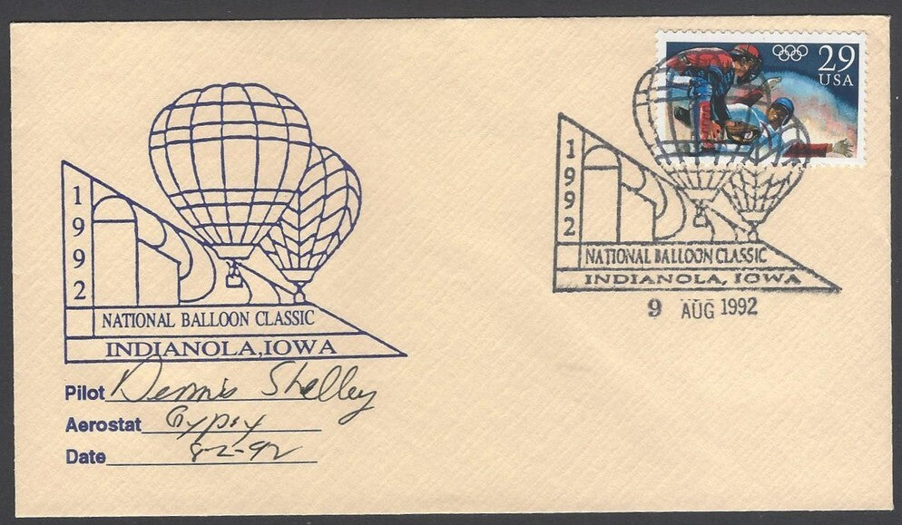 National Balloon Classic, Indianola 1992 covers signed by Pilots (5)