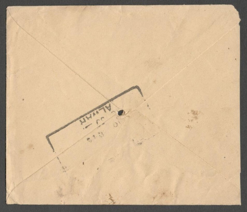 AOPIMT India 1946 Express Delivery cover canc dc MEERUT / MAIL