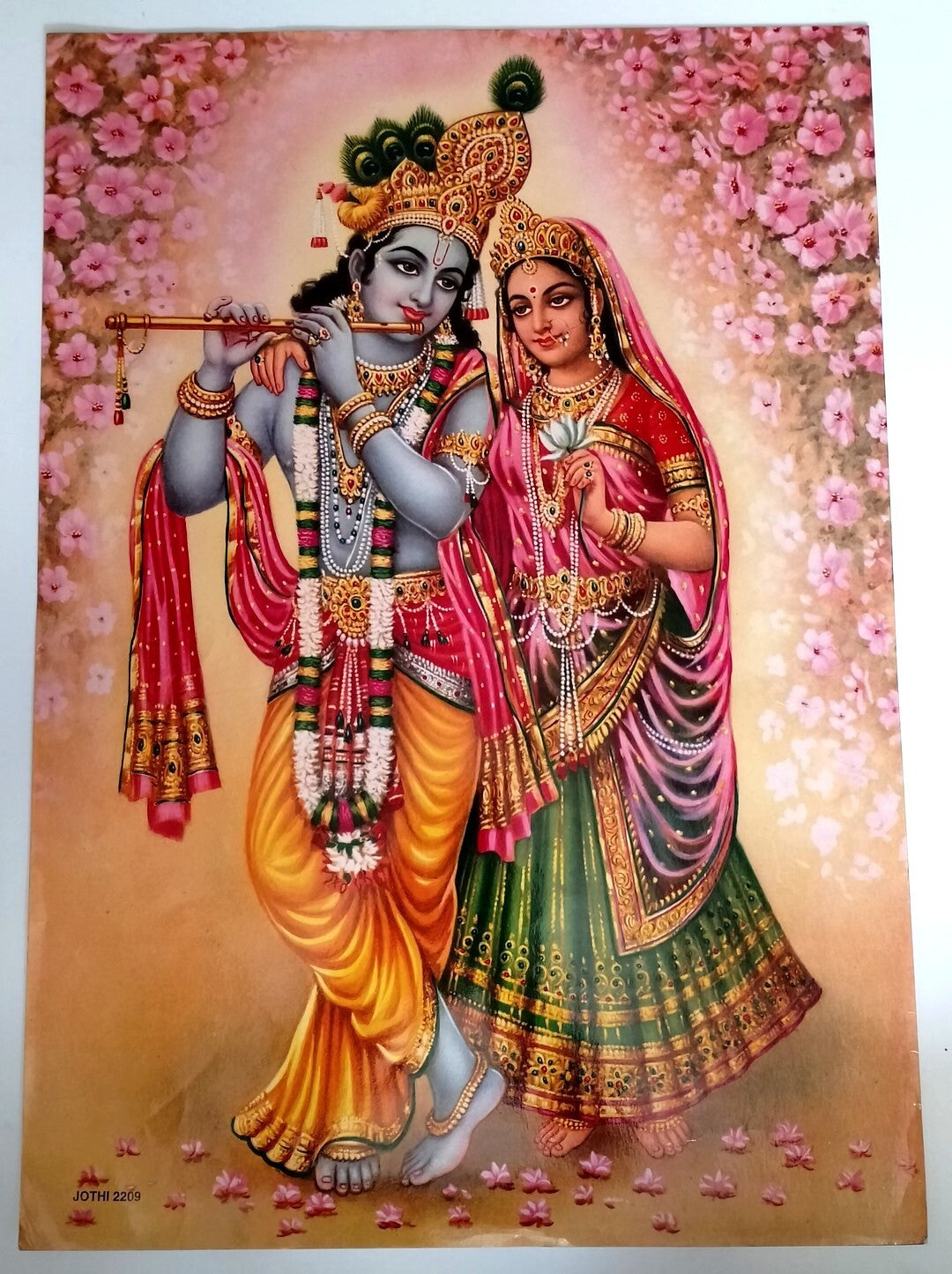 AOP India Hinduism poster RADHA KRISHNA 30X43cm R