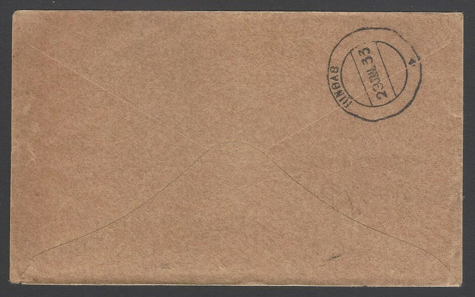 AOPIMT India 1933 advertisement cover MILCO PETROLEUM PRODUCTS
