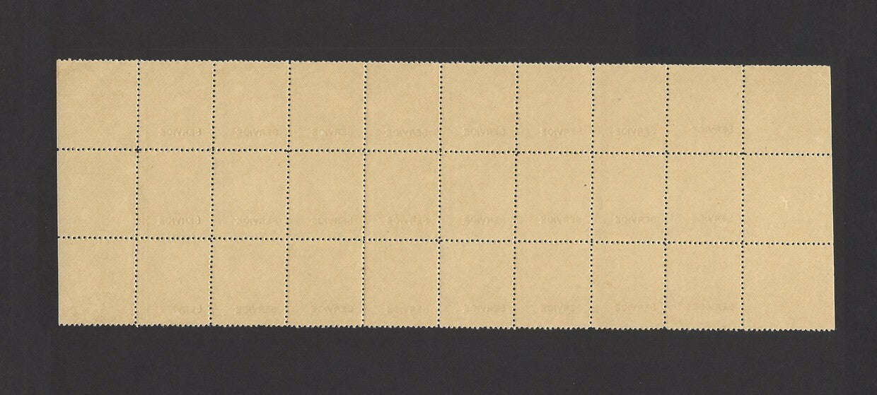 India Bhopal State 1932 1/2a orange perf 11.5 SG O313a block of 24 £288