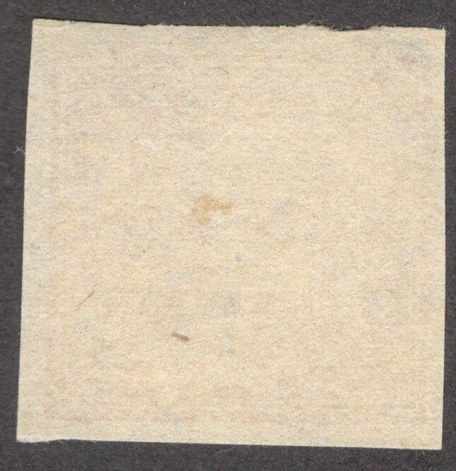 India Faridkot State revenue Type 1, 1/2a yellow imperf unused KM #16a