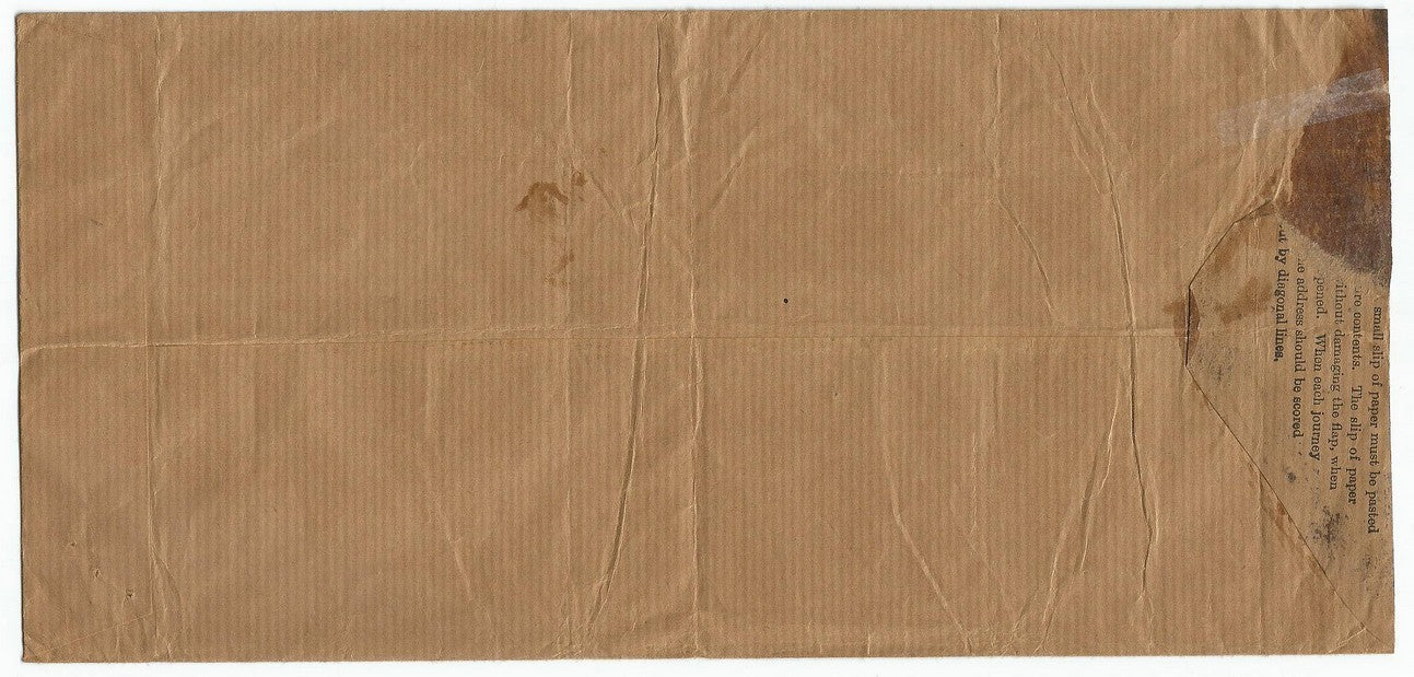 India 1936 BB&CI Railway Co Service cover