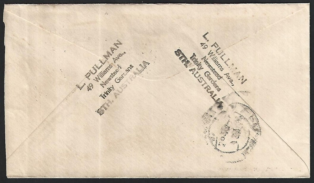 Australia 1955 Australasian Philatelic Exhibition cover to India