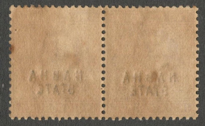 AOP India Nabha State KEdVII 1903-09 2a used pair. SG 40 £10