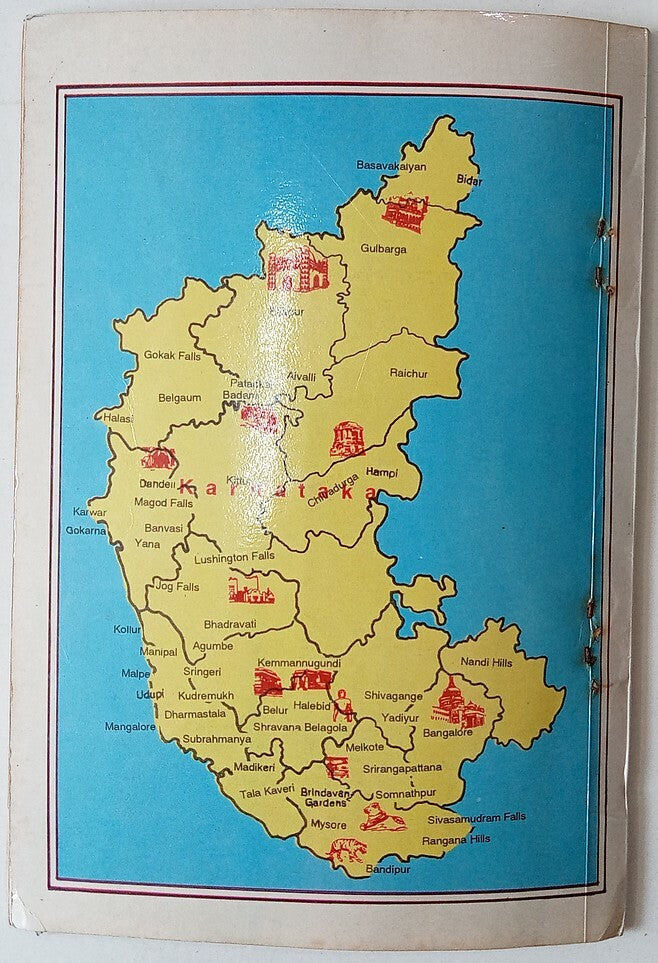 AOP India 1991 Belur Halebid Shravanabelagola Tourist Guide Booklet