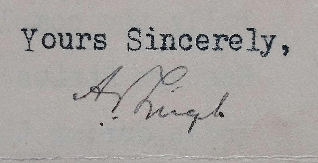 Seraikela State India 1942 crested letter signed Raja Aditya Pratap Singh
