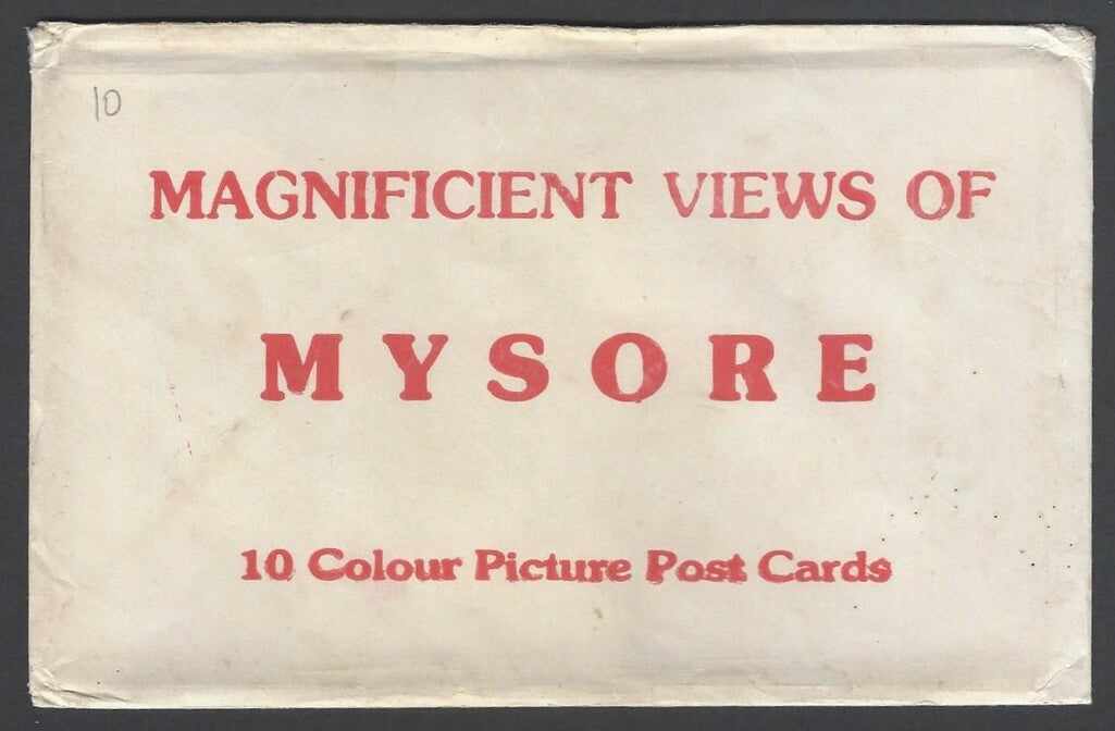 AOP India MAGNIFICENT VIEWS OF MYSORE packet of 10 picture postcards