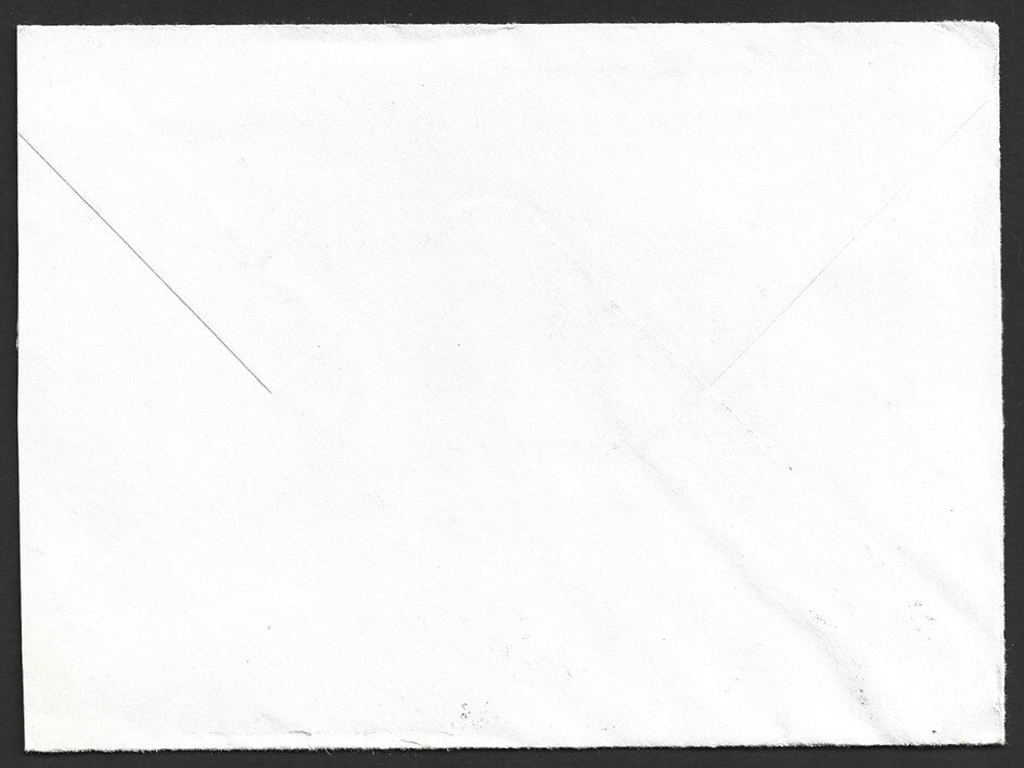 GB £1.28 Snowman single franked RTS cover to India