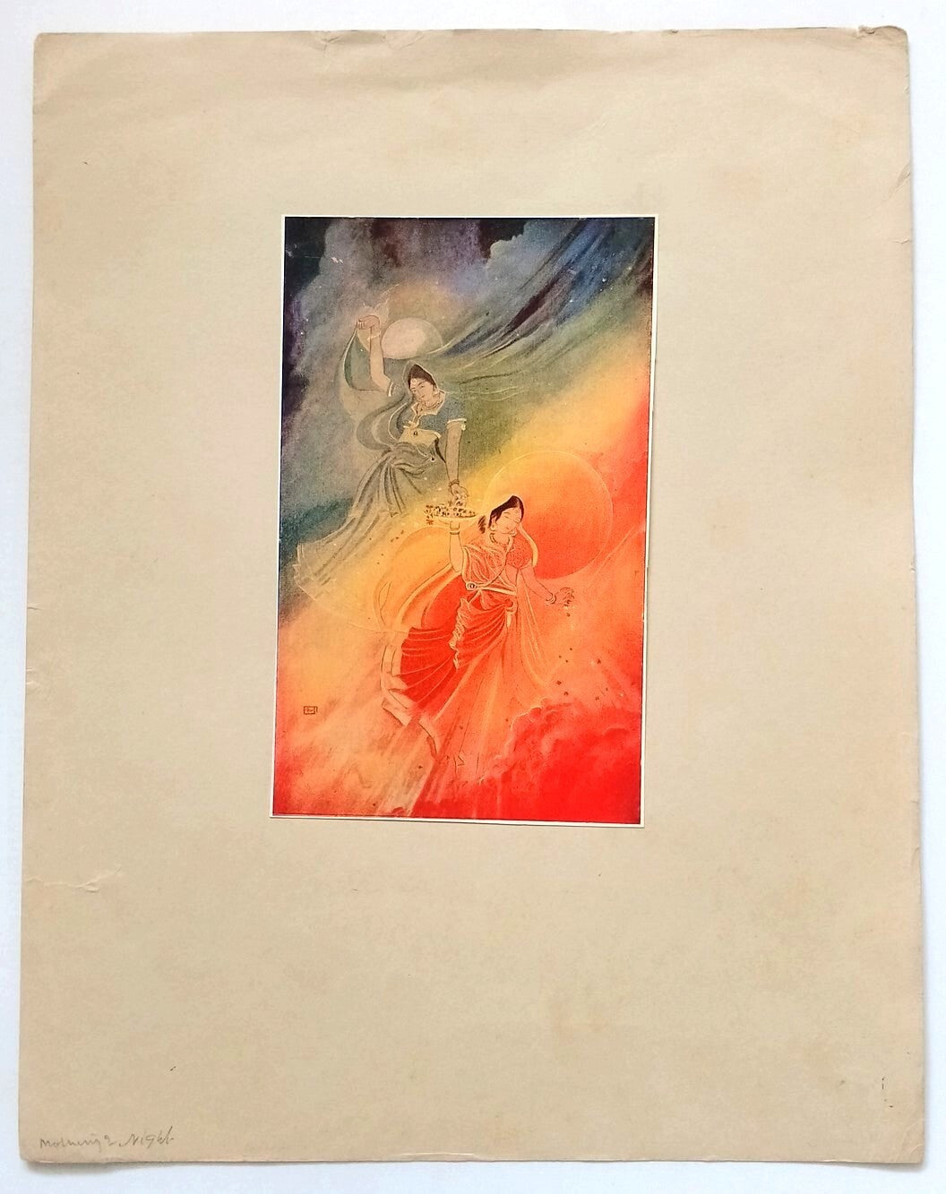 AOP KANU DESAI vintage print India - MORNING & NIGHT