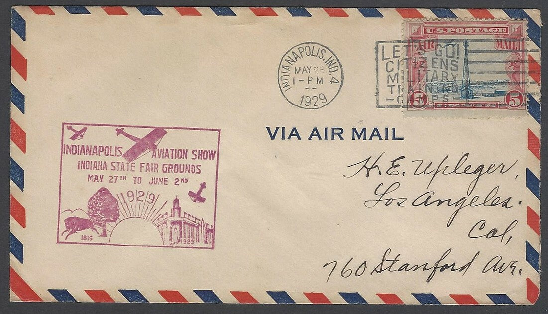 AOP USA 1929 Indianapolis Aviation Show cover
