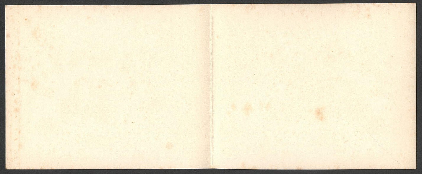 (AOP) India vintage photographic Greeting card - Elephanta Caves, Bombay
