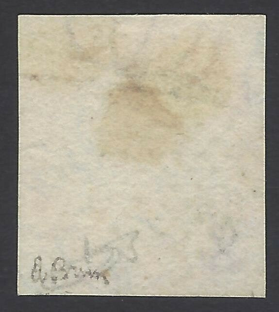 India 1854 4as Frame Die 1 Head Die 3 3rd printing used SG 21 £2250