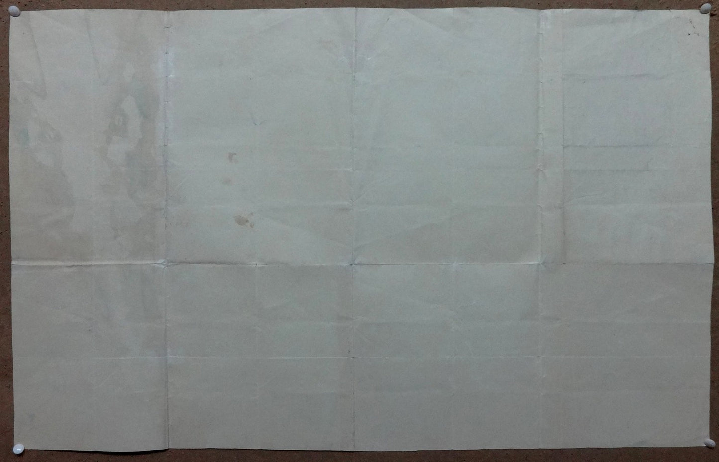 India 1954 Survey Map of the proposed NASIYAN COLONY Gangapur 22” x 35”