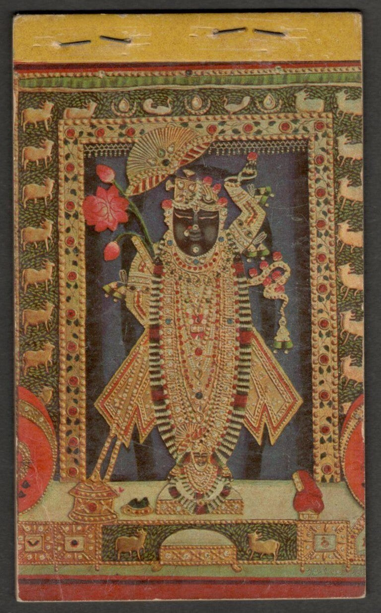(AOP) India booklet of 11 vintage postcards UDAIPUR