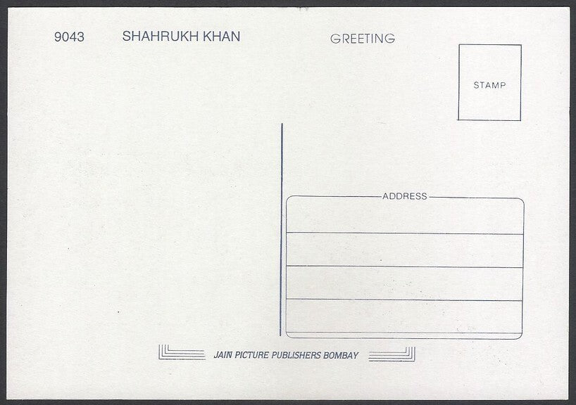 AOP India Bollywood vintage postcard - SHAH RUKH KHAN