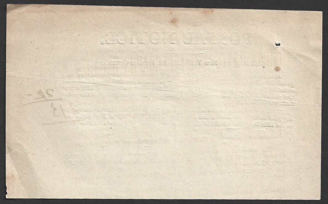 India POSTAL NOTICE 19 Nov.1936 Christmas & New Year Mails for Foreign Countries