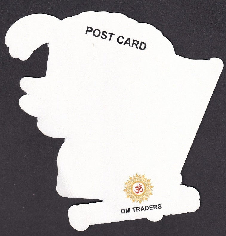 India SHIVAJI Maharaj DIE-CUT special event postcard
