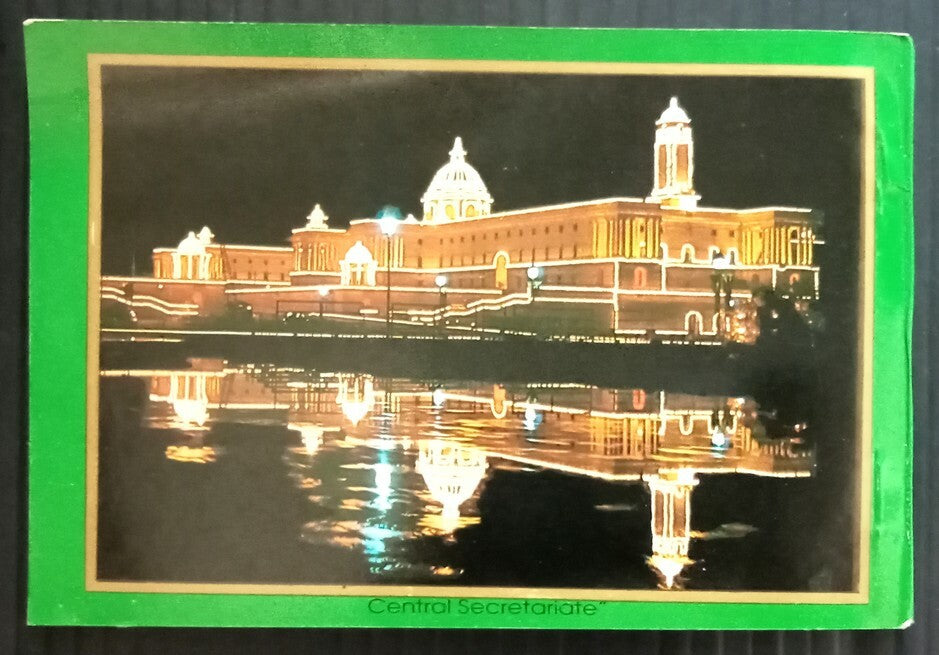 AOP India DELHI booklet of 10 colour postcards