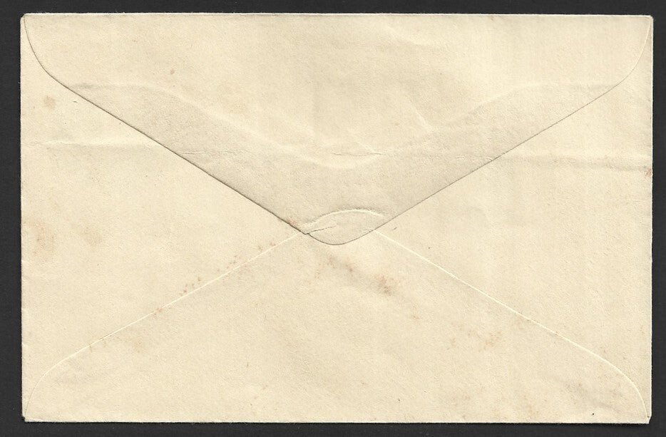 India 30p envelope with dry print errors