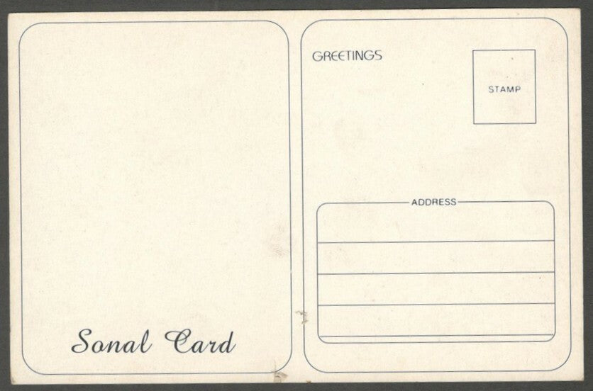 AOP India Bollywood vintage postcard Phir bhi DIL HAI HINDUSTANI