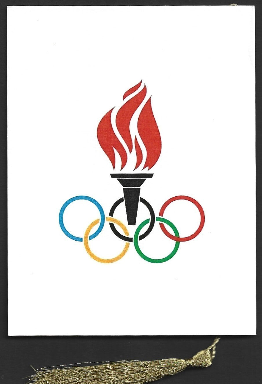 India 2024 Paris Olympics souvenir with 1928 Amsterdam, Holland Olympics cachet