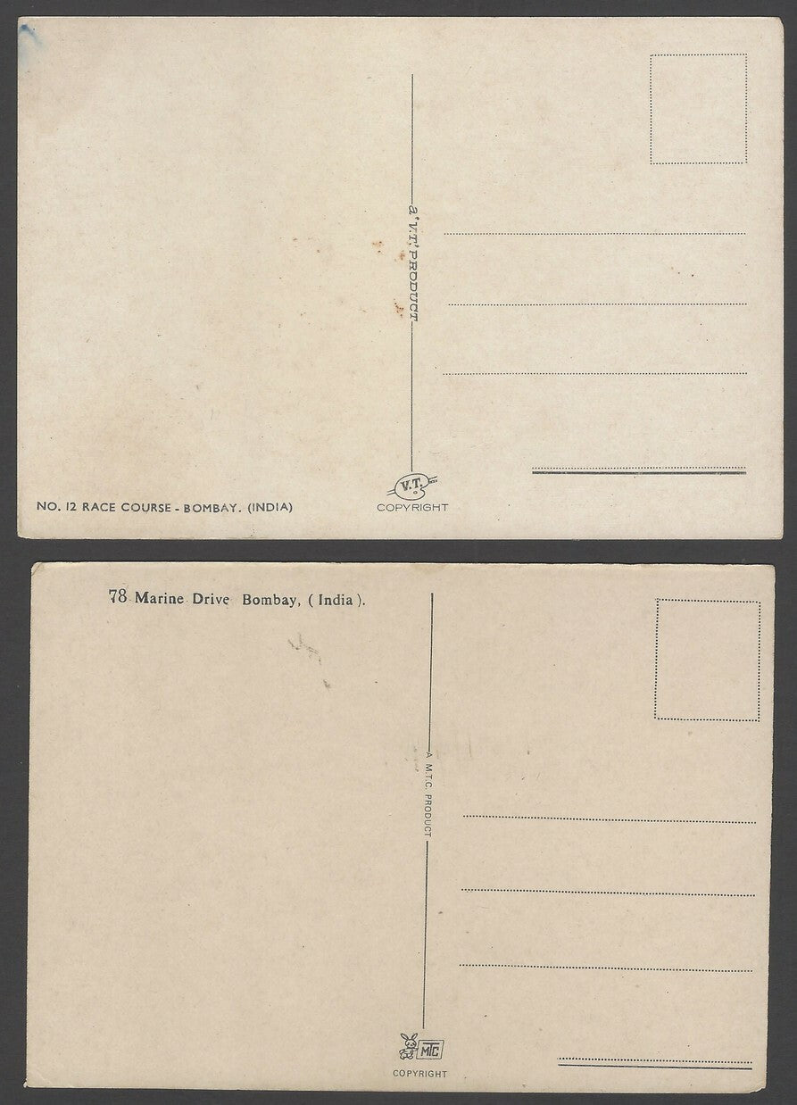 India Bombay vintage postcards (4)