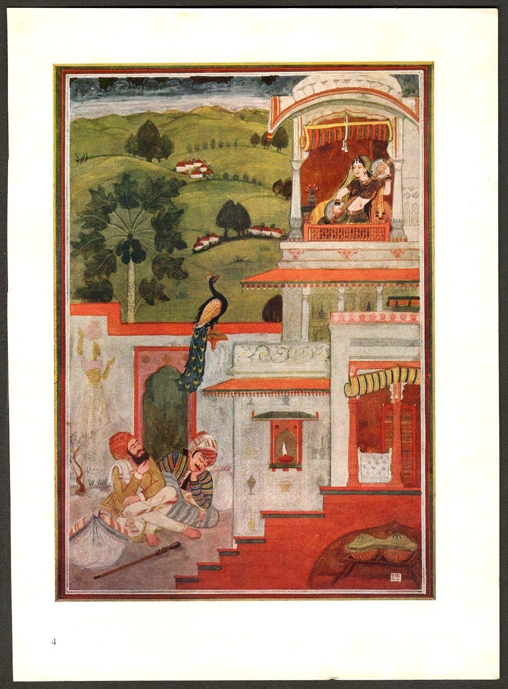 India vintage print- Mughals