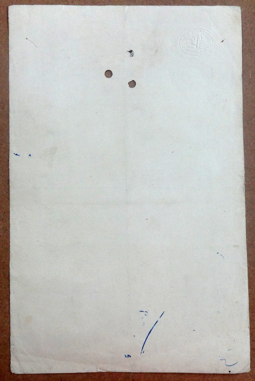 India Alwar State Court Fee 4a & Jaipur State Court Fee 8a on document used 1950