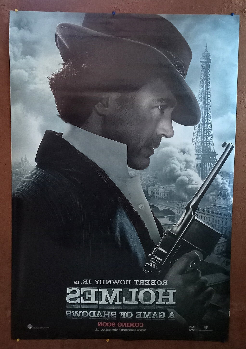 2011 Sherlock Holmes: A Game of Shadows 1 sheet India poster (2 side printed)