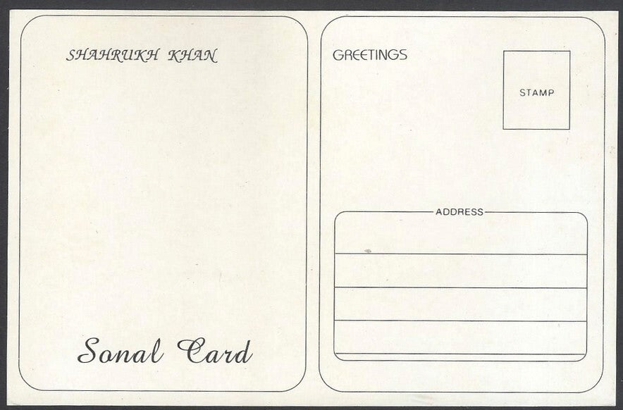 AOP India Bollywood vintage postcard - SHAH RUKH KHAN