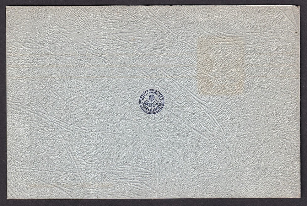 India 1953 Telegraph Centenary presentation folder canc. NEW DELHI