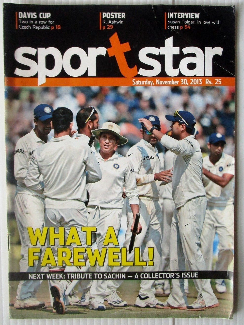India Sports Star 2013 with much Cricket coverage (5 issues)