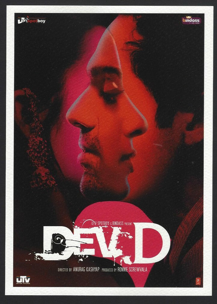 AOP India Bollywood publicity card DEV D Abhay Deol Nawazuddin Siddiqui