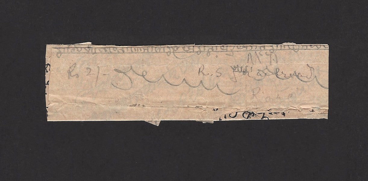 East India 1865 1/2a pale blue canc M.O./R.S.GRANT ROAD RMS duplex on 1884 cover