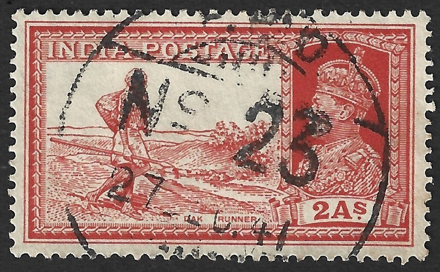 India KGVI 1937 2a Dak Runner canc. FPO 23 LARNACA, Cyprus