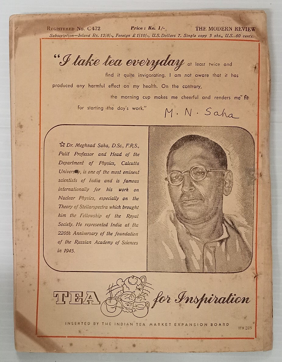 AOP India MODERN REVIEW 1949 June Agricultural Vs. Industrial Prices in India
