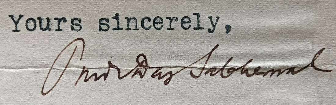 India 1936 crested letter MINISTER FOR LAW & JUSTICE / PATIALA GOVERNMENT