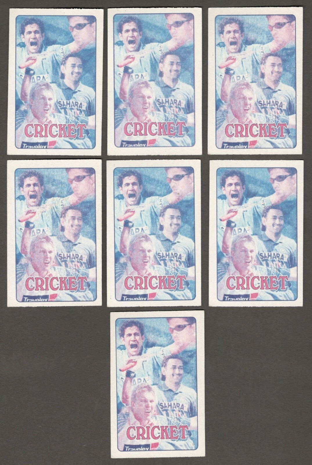 (AOP) India CRICKET Pakistan players trading cards with player statistics (7)