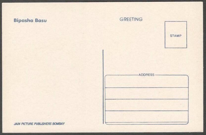 AOP India Bollywood vintage postcard BIPASHA BASU