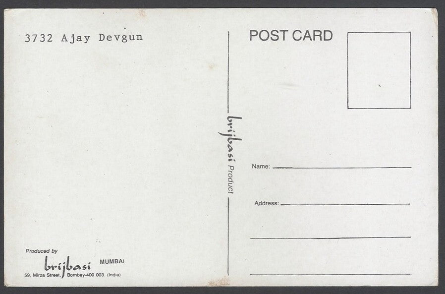 AOP India Bollywood vintage postcard AJAY DEVGAN