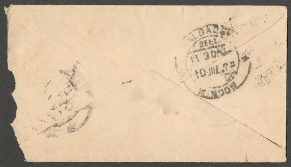 AOPIMT India 1923 ME WAR dc on KGV envelope