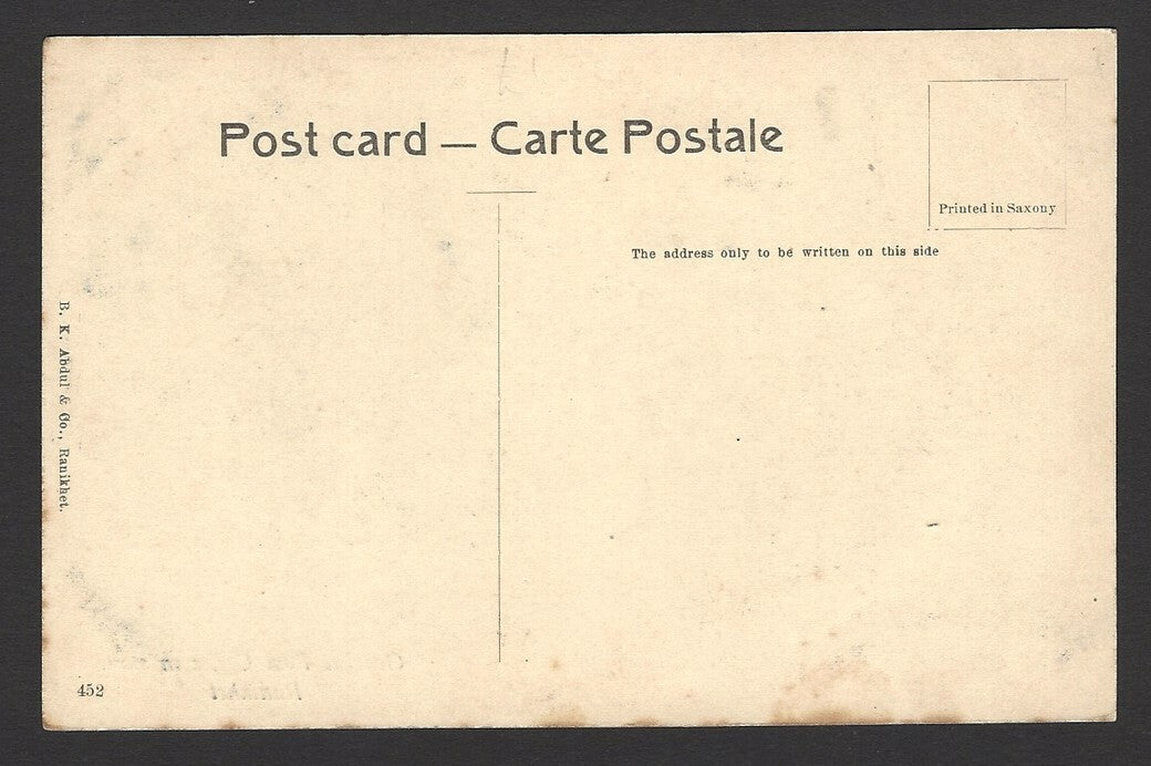 General Post Office in Snow, Ranikhet, India vintage postcard