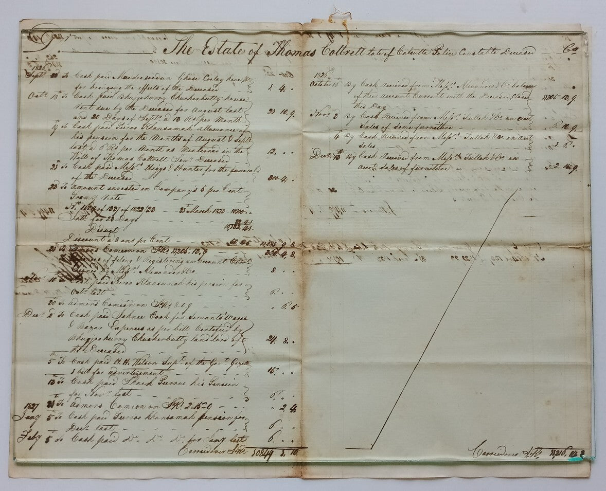 AOP India 1837 Supreme Court, Fort Williams, Calcutta document