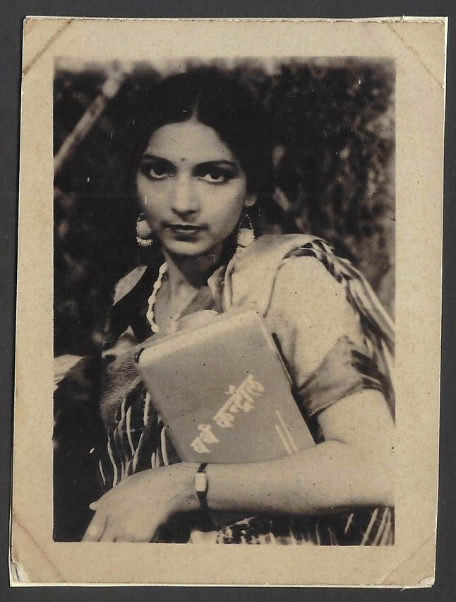 India Bollywood vintage photo GOHAR MAMAJIWALA 1930s 7x9cm