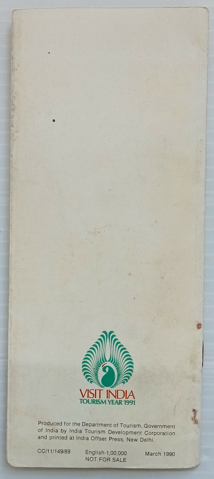 AOP India vintage tourist brochure TRIVANDRUM