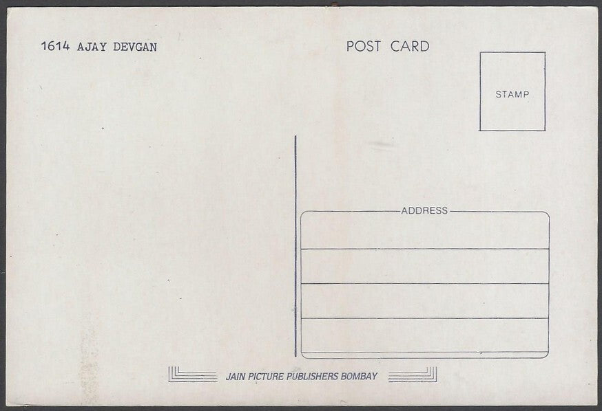 AOP India Bollywood vintage postcard AJAY DEVGAN